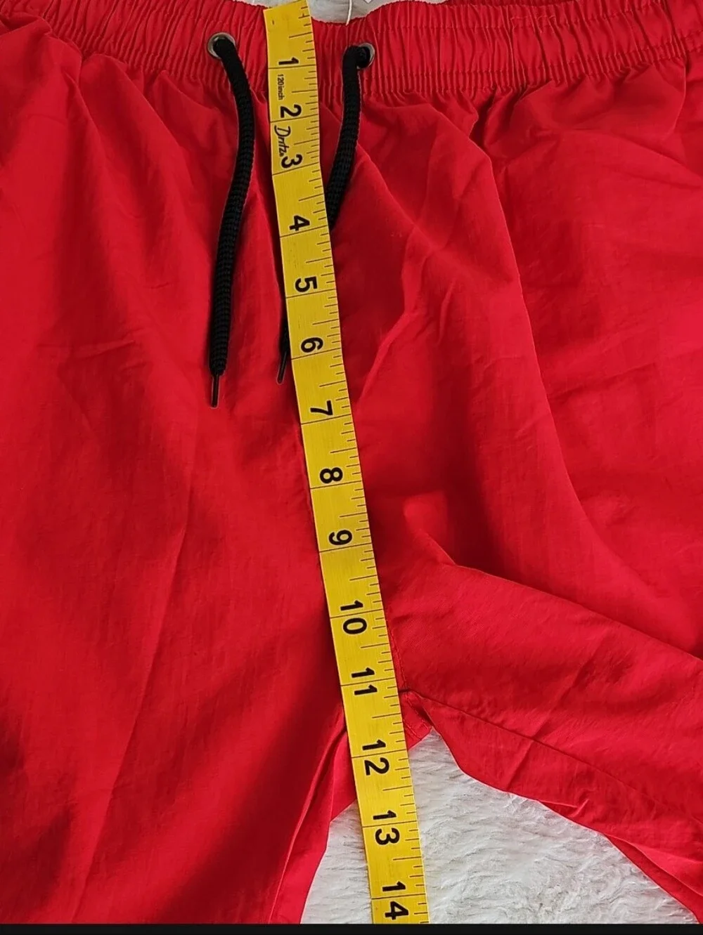 Bingfufoxs Red Swim Shorts Men's Size 4XL NWT
